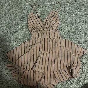 Striped dress/romper